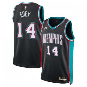Camiseta Hombre NBA Memphis Grizzlies Zach Edey 2025-26 Nike Classic Edition Negro Swingman